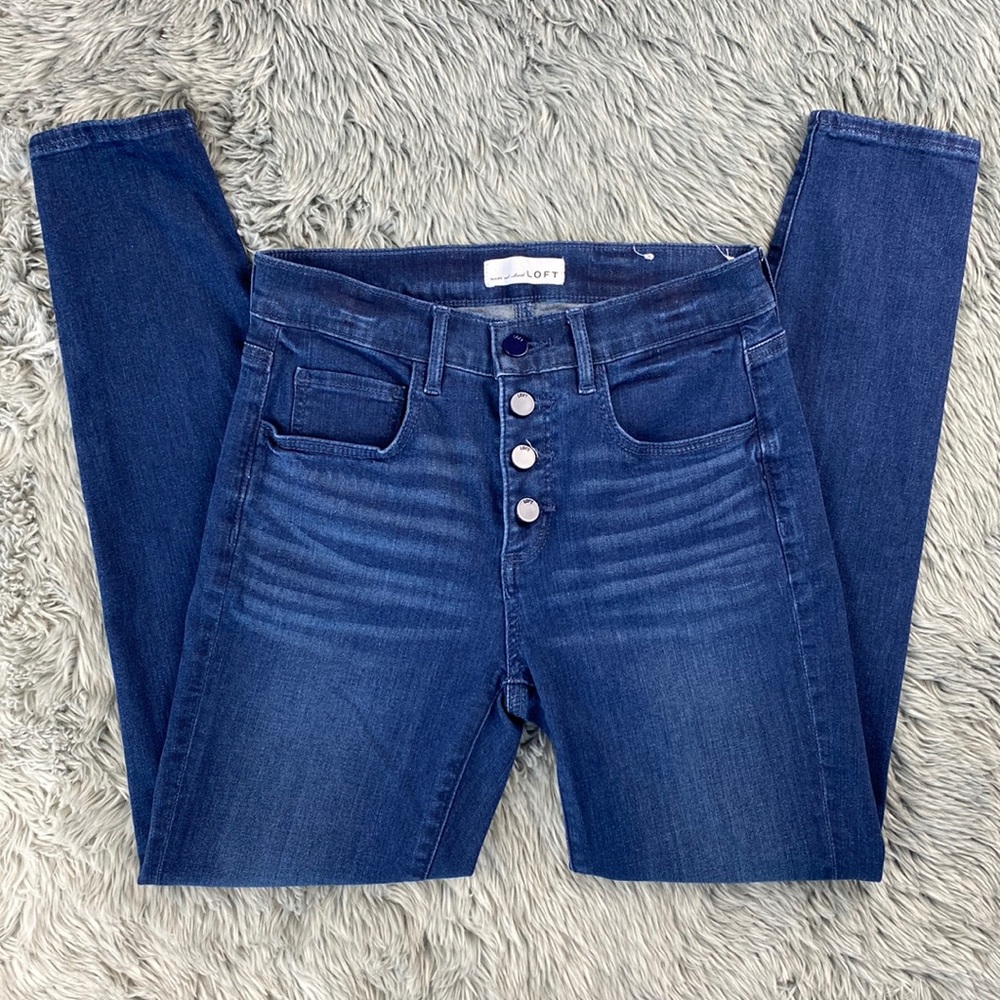 NWOT LOFT BUTTON FLY SKINNY JEAN